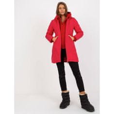 Factoryprice Ženska jakna s kapuco dvostranska prehodna MIRIAM rdeča NM-KR-D2-3873.98P_391774 S
