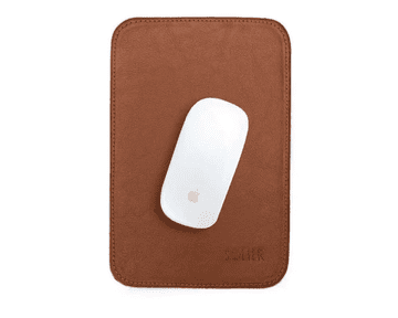 Solier usnjena podloga za miško MousePAD rjava