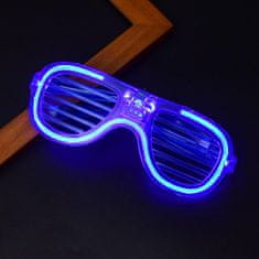 Northix Luminous Glasses - Blue 