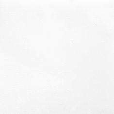 Vidaxl Vzmetnica z žepkasto vzmetjo bela 120x200x20 cm umetno usnje