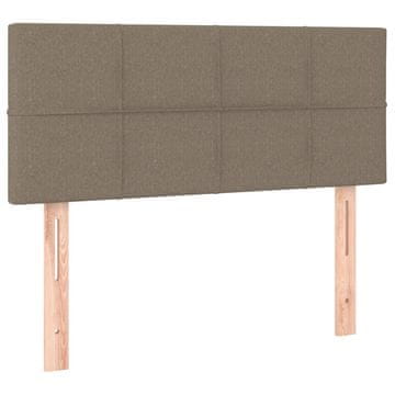 Vidaxl Posteljno vzglavje taupe 80x5x78/88 cm blago