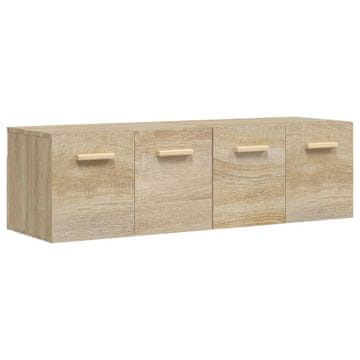 Vidaxl Stenska omarica 2 kosa sonoma hrast 60x36,5x35 cm inžen. les