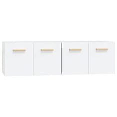 Vidaxl Stenska omarica 2 kosa bela 60x36,5x35 cm inžen. les