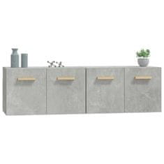 Vidaxl Stenska omarica 2 kosa betonsko siva 60x36,5x35 cm inžen. les