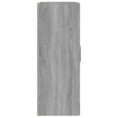 Vidaxl Stenska omarica siva sonoma 69,5x32,5x90 cm inženirski les