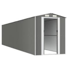 Vidaxl Vrtna lopa svetlo siva 192x938x223 cm pocinkano jeklo
