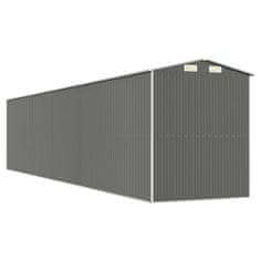 Vidaxl Vrtna lopa svetlo siva 192x938x223 cm pocinkano jeklo