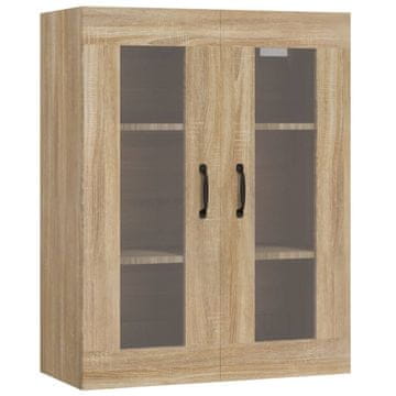 Vidaxl Viseča stenska omarica sonoma hrast 69,5x34x90 cm