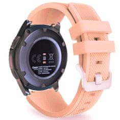 BStrap Silicone Sport pašček za Samsung Galaxy Watch 3 45mm, sand pink