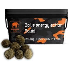 Mastodont Baits Mastodont Vabe Boilie energy action Squid mix 2,5 kg 20/24 mm