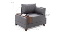 Atelier Del Sofa 1-sedežna zofa