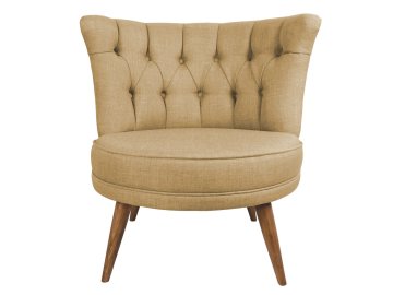 Atelier Del Sofa Krilni stol, Richland - mlečno rjava