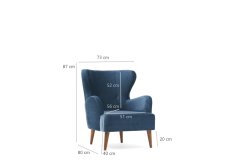 Atelier Del Sofa Krilni stol