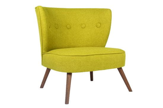 Atelier Del Sofa Krilni stol, Bienville - arašidovo zelena