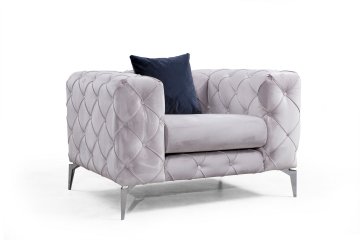Atelier Del Sofa Krilni stol, Como - svetlo siva