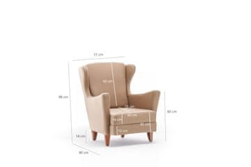 Atelier Del Sofa Krilni stol