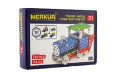 Merkur 031 Železniški modeli 211 delov, 10 modelov