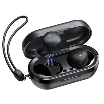Joyroom Brezžične slušalke TWS Bluetooth 5.1 300mAh črne