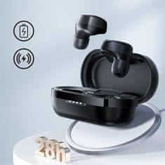 Joyroom Brezžične slušalke TWS Bluetooth 5.1 300mAh črne