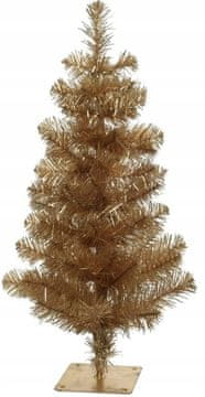 shumee Umetno božično drevo na 75 cm zlatem podstavku