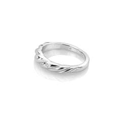 Hot Diamonds Brezčasen srebrn prstan z diamantom Most Loved DR238 (Obseg 54 mm)