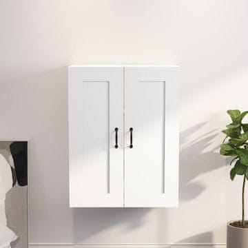 Vidaxl vidaXL Stenska omarica bela 69,5x32,5x90 cm