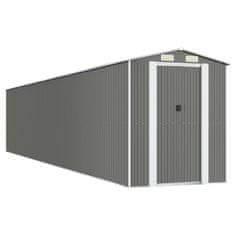 Vidaxl Vrtna lopa svetlo siva 192x1021x223 cm pocinkano jeklo