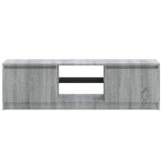 Vidaxl TV omarica z LED lučkami siva sonoma 120x30x35,5 cm