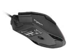 Genesis Gaming optična miška KRYPTON 220/RGB/6400 DPI/Obročki/Optični/Wireless USB/črna