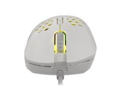 Genesis Gaming optična miška KRYPTON 555/Gaming Optična/Wireless USB/White