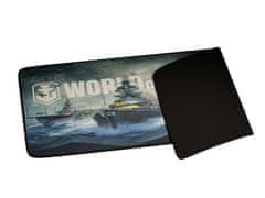 Genesis Gaming podloga za miško CARBON 500 WORLD of WARSHIPS ARMADA, MAXI 90x45cm