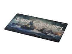 Genesis Gaming podloga za miško CARBON 500 WORLD of WARSHIPS ARMADA, MAXI 90x45cm