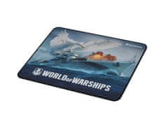 Genesis Gaming podloga za miško CARBON 500 WORLD of WARSHIPS, M 30x25cm