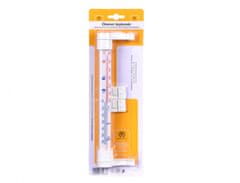 Termometer MEDIUM zunanji okenski termometer bele barve 24cm