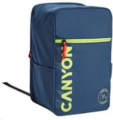 Canyon CSZ-02 nahrbtnik za 15,6" prenosni računalnik, 20x25x40cm, 20L, ročna prtljaga, temno modra