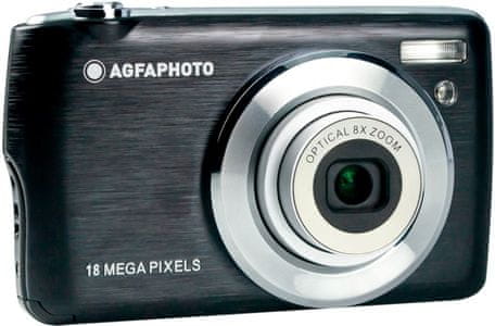 Sodoben kompaktni digitalni fotoaparat agfa dc8200 liion polni hd načini fotografiranja 18mpx fotografije zaznavanje obrazov zmanjšanje rdečih oči.