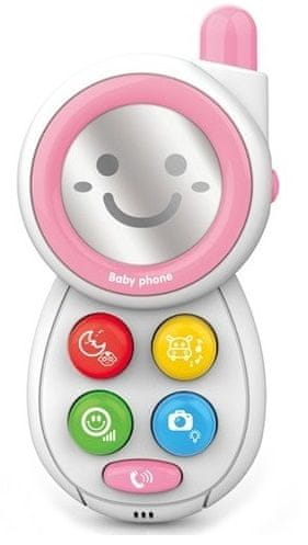 HUANGER Smile telefon za otroke, roza