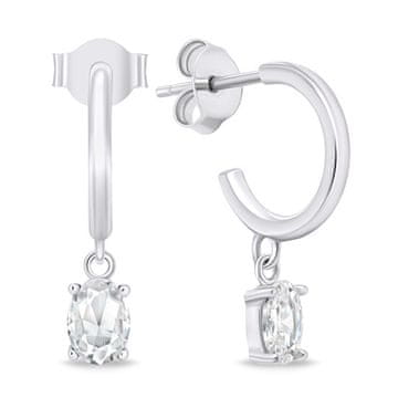 Brilio Silver Večni srebrni uhani s cirkoni EA655W