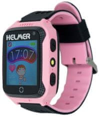 Helmer Otroška ura LK 707 z lokatorjem GPS/ zaslonom na dotik/ IP54/ micro SIM/ združljiva z Androidom in iOS/ roza