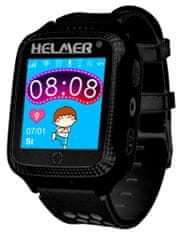 Helmer Otroška ura LK 707 z lokatorjem GPS/ zaslon na dotik/ IP54/ micro SIM/ združljiva z Androidom in iOS/ črna