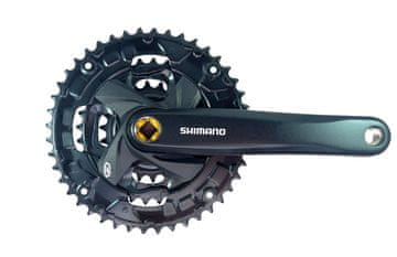 Shimano Acera FC-M371 3x9 48/36/26z 175mm ročice brez pokrova črna originalno pakiranje
