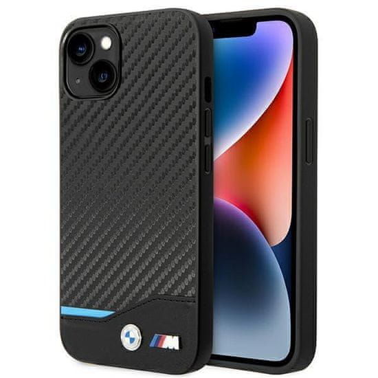 Bmw ovitek bmhcp14s22nbck iphone 14 6.1; črn/črn leather carbon