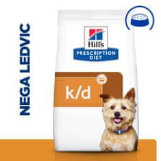 K/D Kidney Care suha hrana za pse, 4 kg