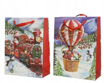 shumee Večbarvna papirnata darilna vrečka 32 cm