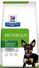 Hill's Metabolic Mini suha hrana za pse, s piščancem, 3 kg