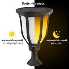 Bezdoteku LEDSolar 168 sončno na prostem lanterna svetilka 1 kom, s senzorjem, brezžično, iPRO, 1W, topla barva
