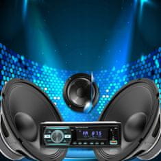 Dexxer 1DIN avtoradio 4x50W MP3 2x USB 3.0 Bluetooth 12V