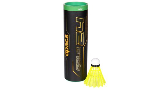 Apacs Gold 24 žogice za badminton zelene barve, 6 kosov