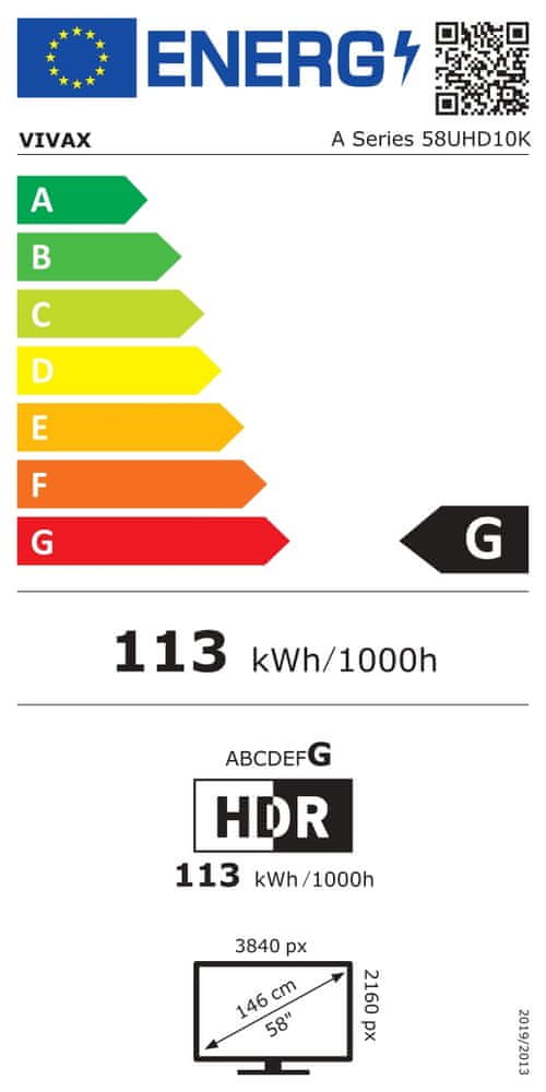 Vivax 58UHD10K televizor, LED