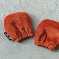 KipKep Otroške rokavice proti praskam MITTENS Rusty Spice